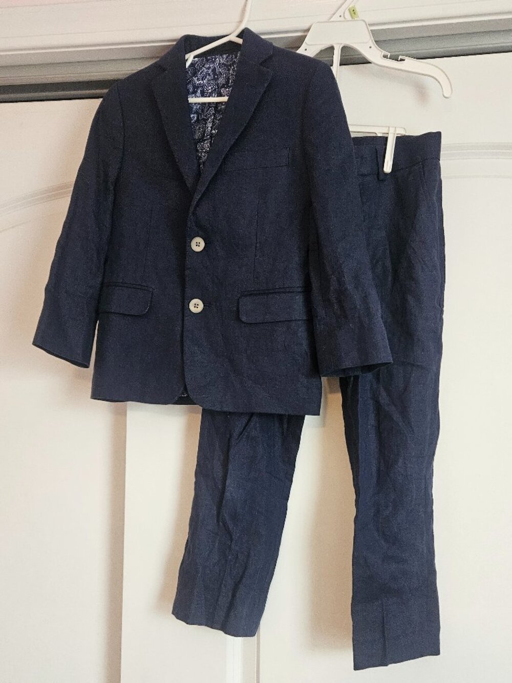 Ralph lauren linen navy kids suit